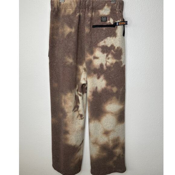 Kapital Peace Fleece Smoky Tan & Brown Tie Dye Easy Jogger Pant 3 Large - Picture 9 of 16